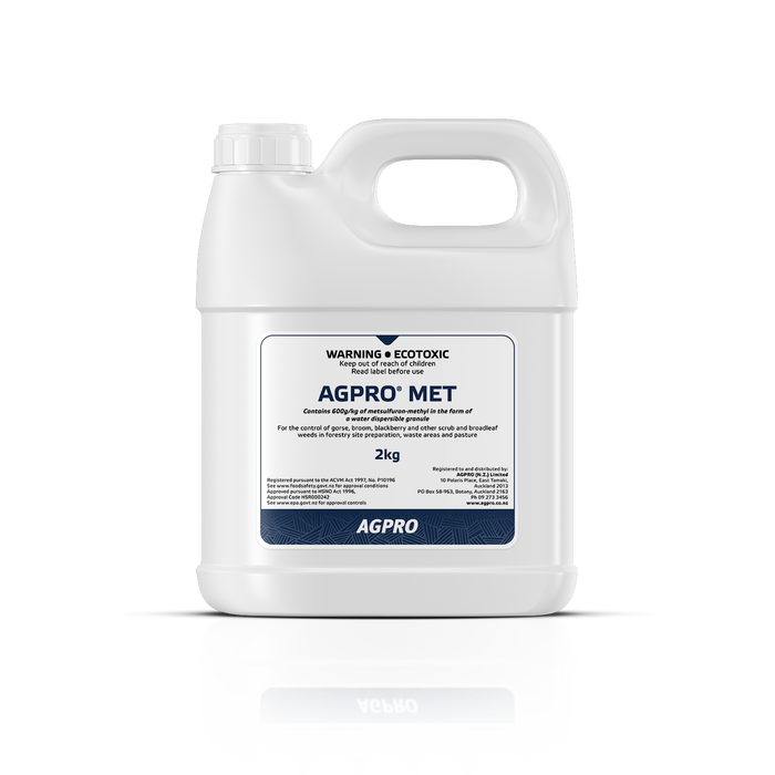 AGPRO MET Herbicide | Residual Weed Control
