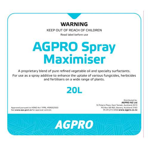 AGPRO Spray Maximiser