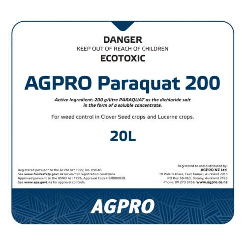 AGPRO Paraquat 200