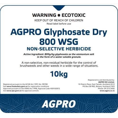 AGPRO Glyphosate Dry 800 WSG